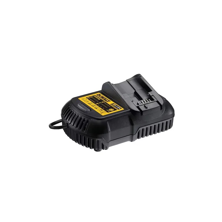 DEWALT DCD796D2-QW angolo frontale con luce LED accesa