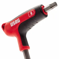 Usag Chiavi Maschio Con Profilo Esagonale Speciale X-Grip E Impugnatura Bimateriale
