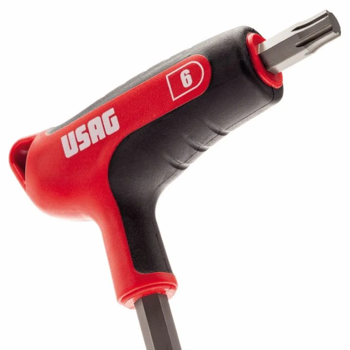 Usag Chiavi Maschio Con Profilo Esagonale Speciale X-Grip E Impugnatura Bimateriale