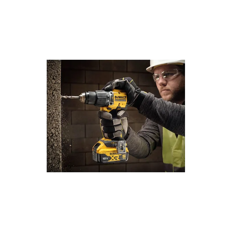 Dewalt Trapano Avvitatore Con Percussione Compatto 2 Velocità XR 18V BRUSHLESS - 2 x 18V XR 5ah