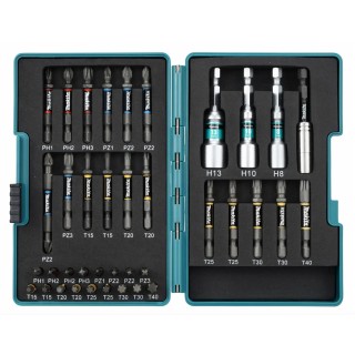 Makita Box Impact Premier inserti C & E-Form 38pz
