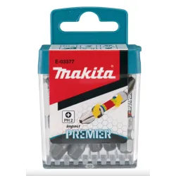 Boîte d'embouts de tournevis Makita E-Form Impact Premier - PH2