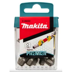 Boîte d'embouts de tournevis Makita E-Form Impact Premier - T20
