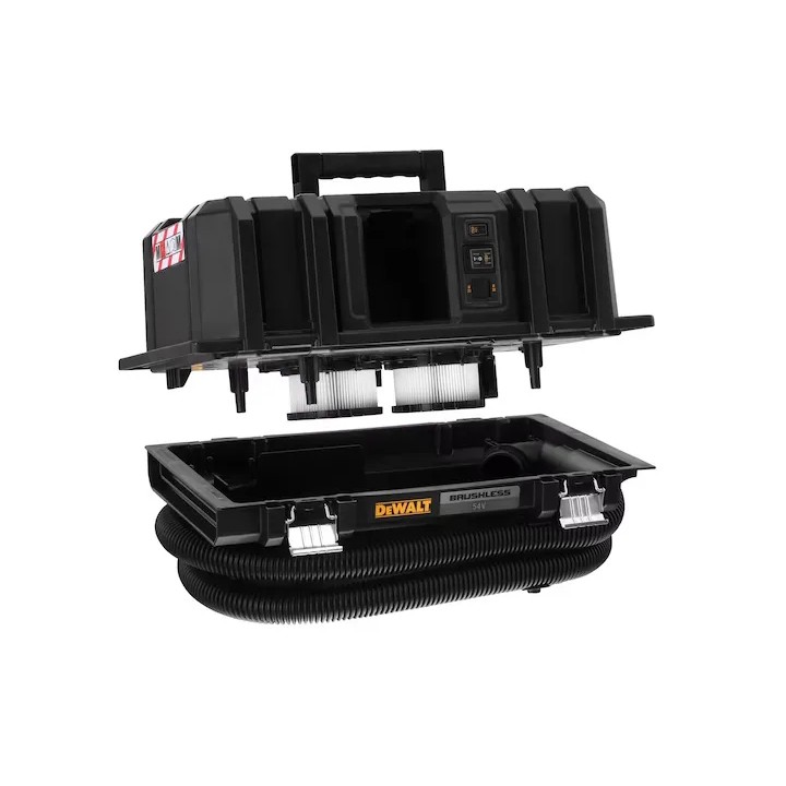DEWALT DCV586MN-XJ réservoir et clips métalliques pour accès rapide