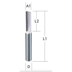 Makita Fraise rainurée 4x10x8mm
