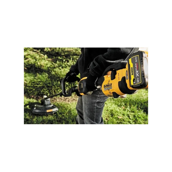 Particolare del meccanismo di aggancio accessori DEWALT DCMAS5713X1-QW
