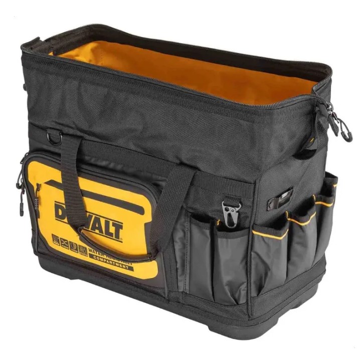 DEWALT DWST60104-1 dettaglio maniglia e profilo superiore della borsa