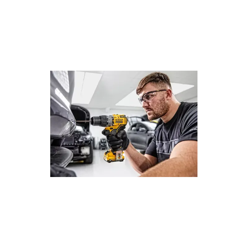 Perceuse à percussion compacte Dewalt XR 12V 2x2,0Ah