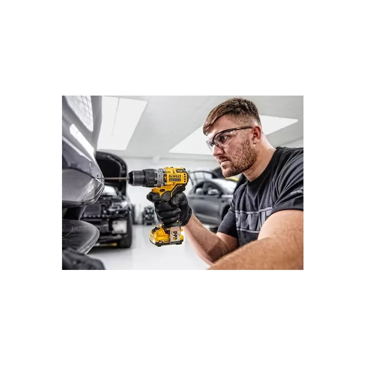 Perceuse à percussion compacte Dewalt XR 12V 2x2,0Ah