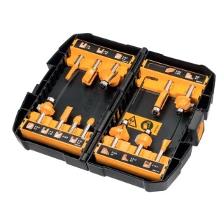 Dewalt  Set di punte da fresatura da 8 mm, 12 pezzi