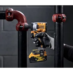 Clé à chocs compacte Dewalt 1/2" à goupille de sécurité 18V XR - 2 x 5AHh