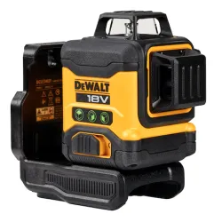 Laser multiligne Dewalt avec faisceau vert de classe 2 (510-530 nm). Livré sans piles ni chargeur.