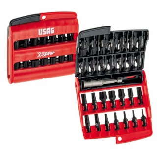 Jeu de 28 embouts hexagonaux et TORX Usag Special X-Grip