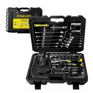 Coffret Stanley de 175 douilles STANLEY® - Compatible 1/4" + 1/2"