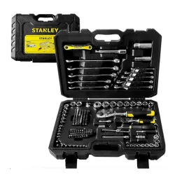 Coffret Stanley de 175 douilles STANLEY® - Compatible 1/4" + 1/2"