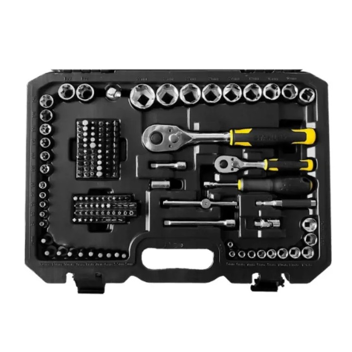 Gros plan sur le cliquet et la rallonge du coffret STMT17380-1