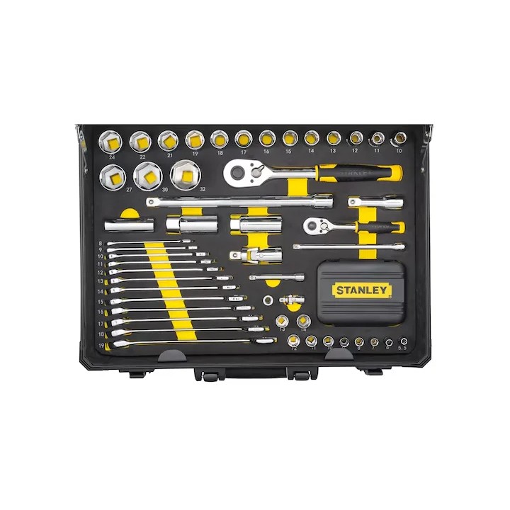 Ensemble de tournevis, pinces et accessoires dans le coffret STANLEY STMT98109-1