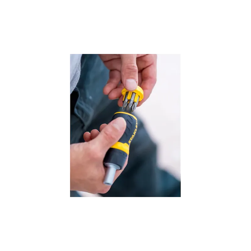 Porte-embouts magnétique à cliquet Stanley « Nano »