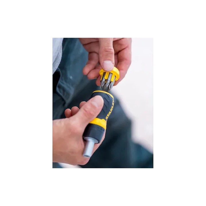 Porte-embouts magnétique à cliquet Stanley « Nano »