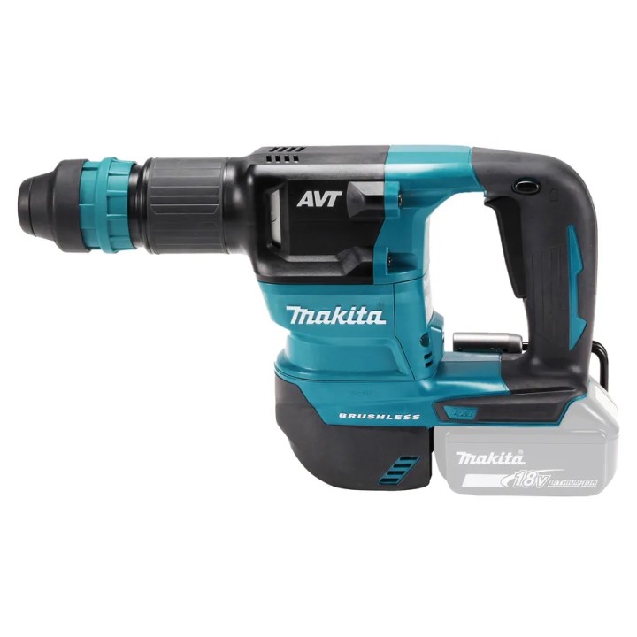 MAKITA DHK180ZJ scalpello SDS‑Plus vista laterale