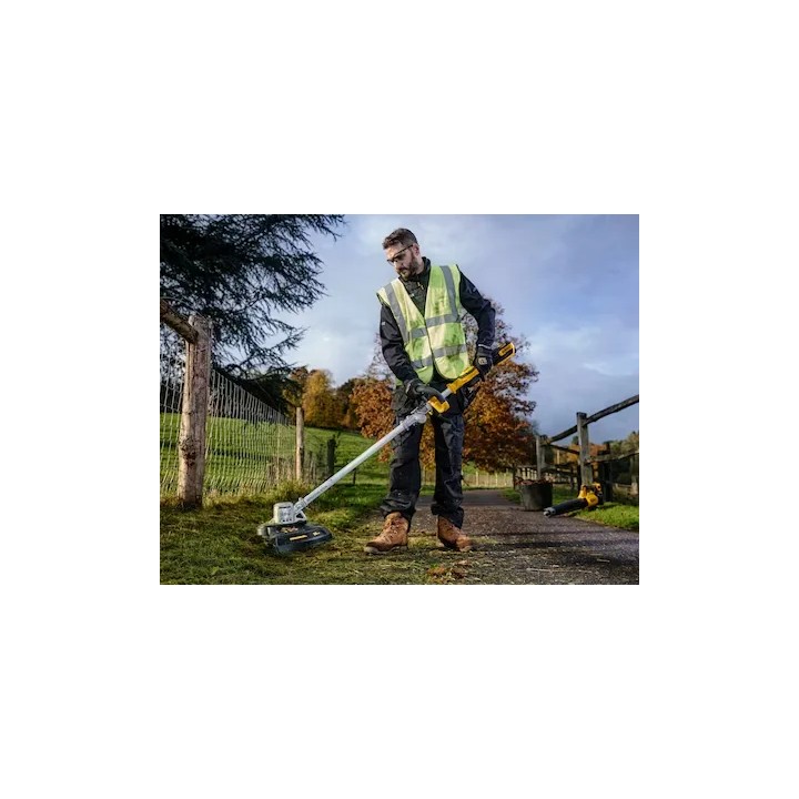 Tagliabordi DEWALT 18V XR impugnatura regolabile e maniglia secondaria