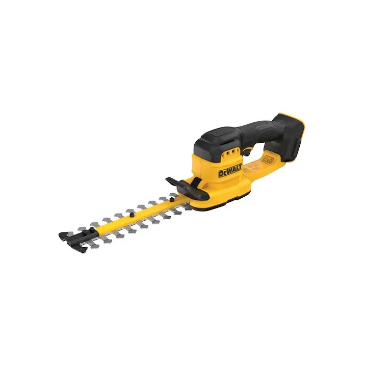 Tagliasiepi DEWALT DCMHT520N-XJ vista laterale con lama 20 cm