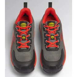 Diadora Vortex DA2 LOW S1PS SC SR HRO ESD Anthracite/Rouge