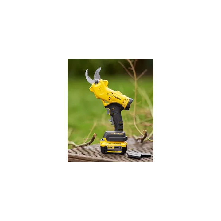 Potatore cordless STANLEY V20 vista posteriore senza batteria