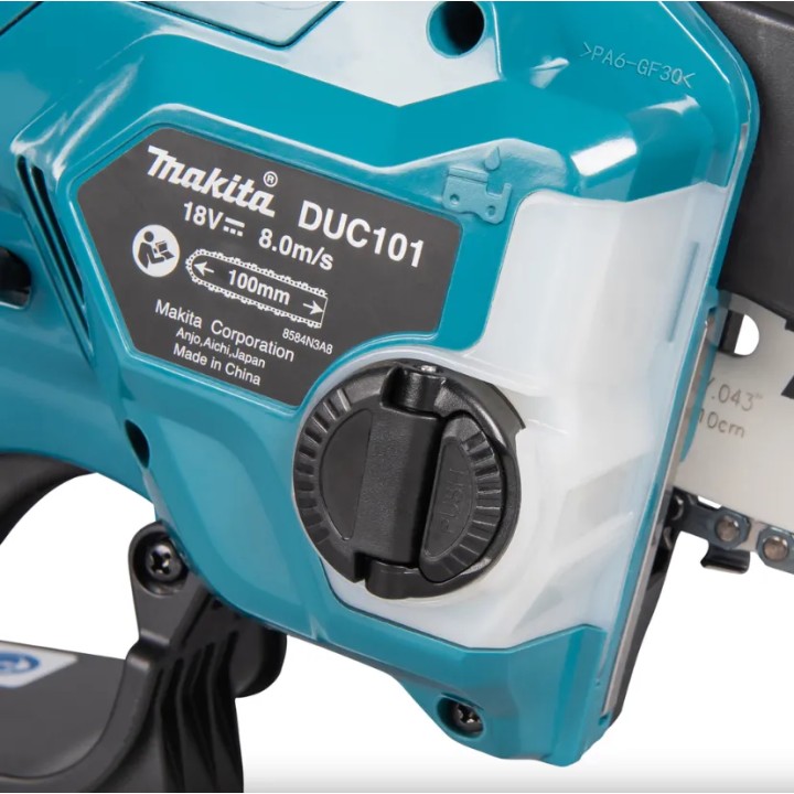 Makita DUC101ZJ dettaglio freno elettrico della catena