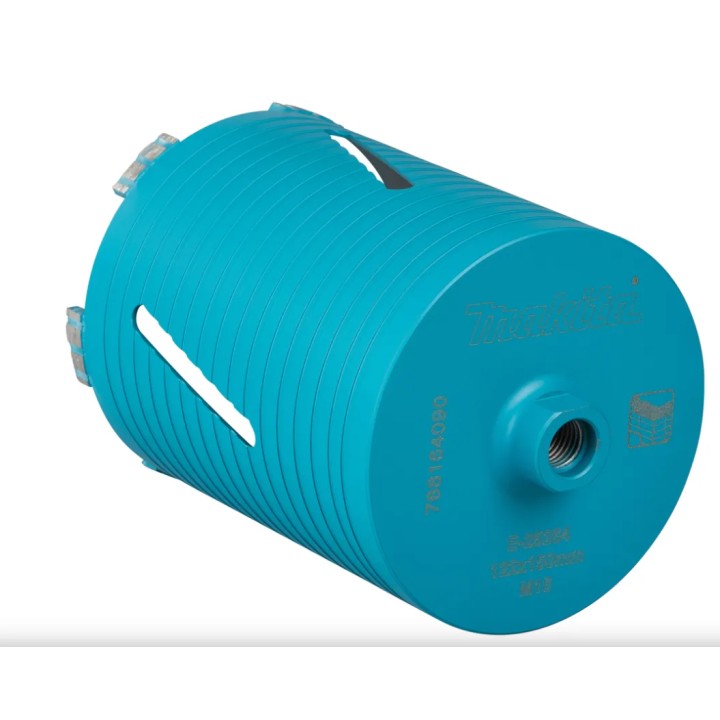 Détail des segments diamantés de la couronne MAKITA E-25264