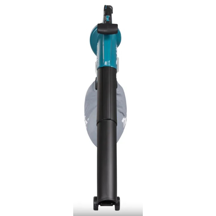 MAKITA DUB187Z vu de dessus avec tuyau et poignée