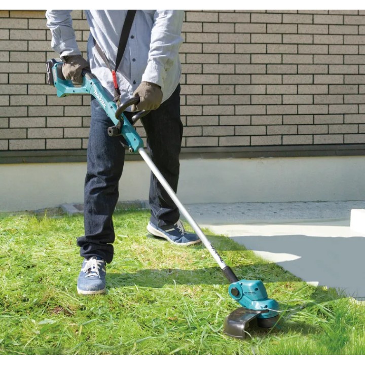 Makita DUR193Z vue arrière et logement batterie 18 V