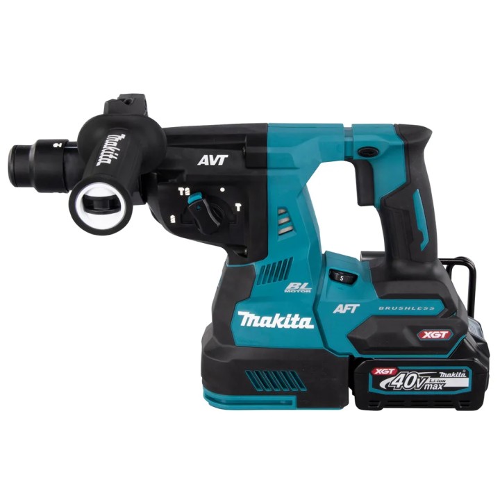 Makita HR002GM204 vista laterale destra con impugnatura