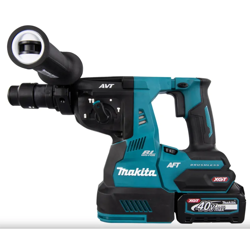 Makita Tassellatore SDS-Plus Compatibile 40Vmax BL - ASP. - 3 Funz. AWS - 2 Mandrini