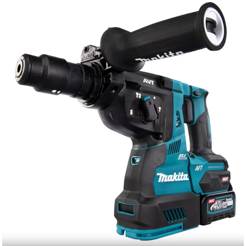 Makita Tassellatore SDS-Plus Compatibile 40Vmax BL - ASP. - 3 Funz. AWS - 2 Mandrini