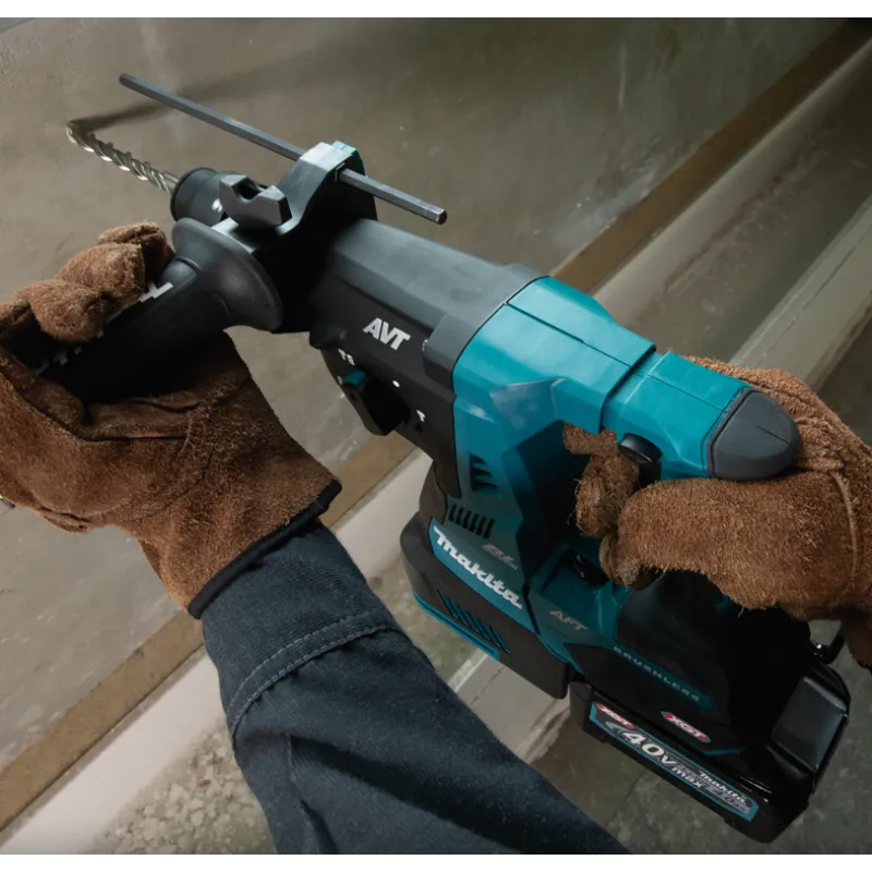 Perceuse à percussion Makita SDS-Plus compatible 40 Vmax BL - ASP. - 3 fonctions AWS - 2 mandrins