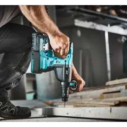Makita Tassellatore SDS-Plus Compatibile 40Vmax BL - ASP. - 3 Funz. AWS - 2 Mandrini