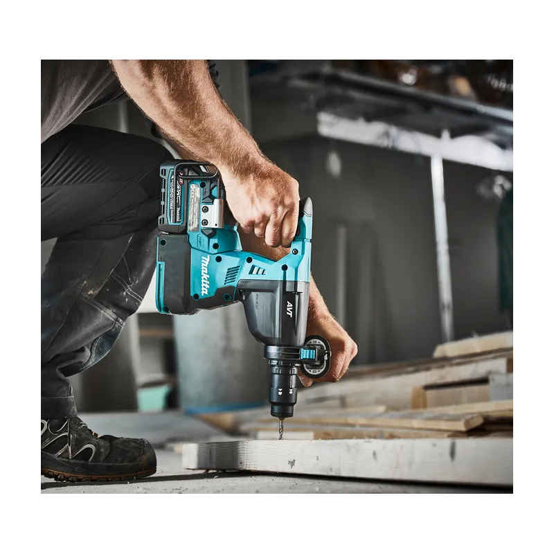 Perceuse à percussion Makita SDS-Plus compatible 40 Vmax BL - ASP. - 3 fonctions AWS - 2 mandrins