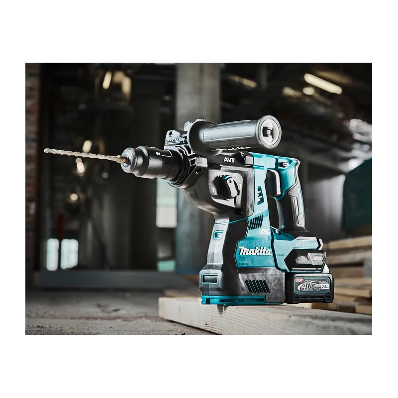 Perceuse à percussion Makita SDS-Plus compatible 40 Vmax BL - ASP. - 3 fonctions AWS - 2 mandrins