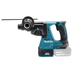 Perceuse à percussion rotative Makita 18 V compatible SDS-Plus 24 mm BL - 3 fonctions - Corps de la machine