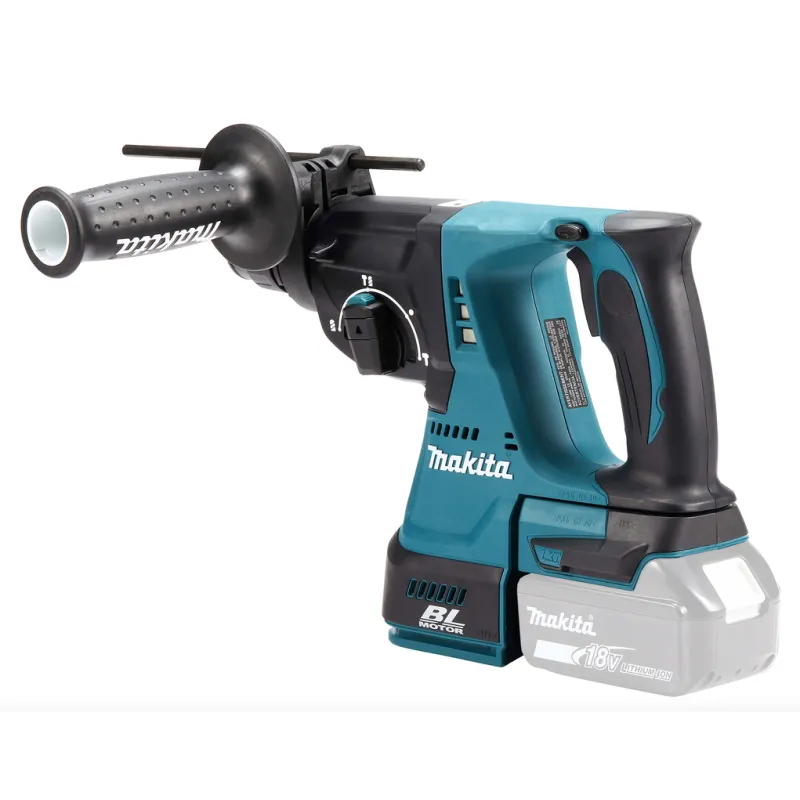 Makita Tassellatore 18V SDS-Plus Compatibile 24 mm BL - 3 Funz - Corpo Macchina