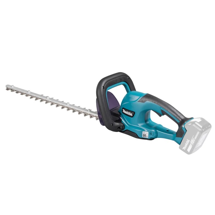 Makita DUH507Z vista laterale della lama e dentatura