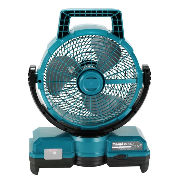 Ventilateur compact Makita Ø 235 mm, deux vitesses, minuterie et fonction pivotante