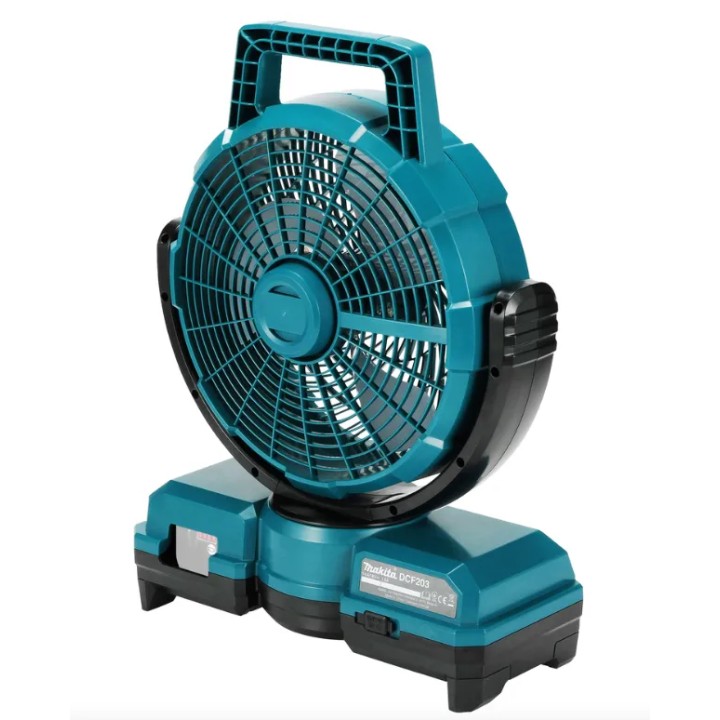 Ventilateur compact Makita Ø 235 mm, deux vitesses, minuterie et fonction pivotante