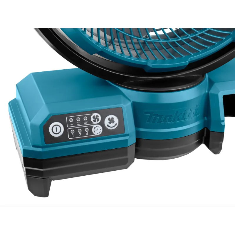 Ventilateur compact Makita Ø 235 mm, deux vitesses, minuterie et fonction pivotante