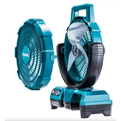 Ventilateur compact Makita Ø 235 mm, deux vitesses, minuterie et fonction pivotante