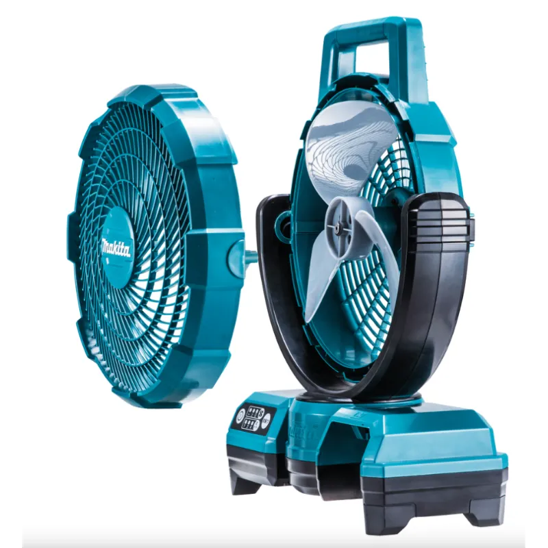 Makita Ventilatore Compatto Ø 235 mm Due Velocità, Timer E Funzione Girevole