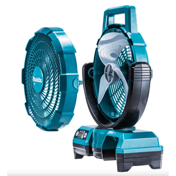 Ventilateur compact Makita Ø 235 mm, deux vitesses, minuterie et fonction pivotante