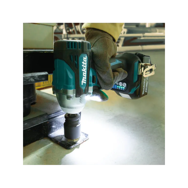 Makita Chiave A Impulsi Compatta Ed Efficiente, Dotata Di Motore Brushless Con 4 Regolazioni Di Potenza.