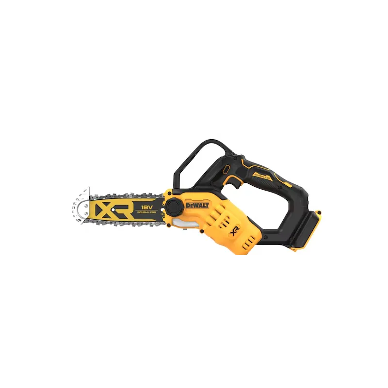 Dewalt Elettrosega A Catena Per Potatura 20 cm XR 18V Motore BRUSHLESS, Lunghezza Barra 20 cm, Senza Batteria E Caricabatteria.